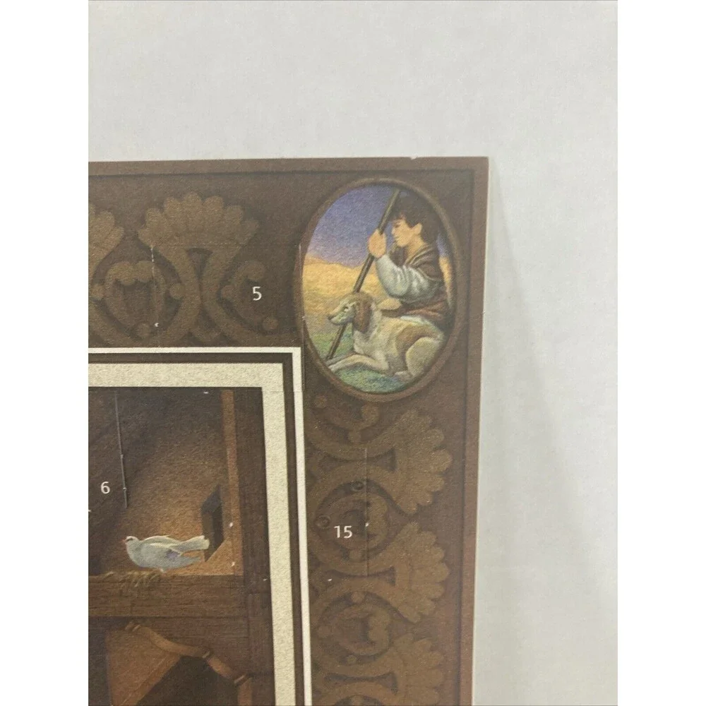Hallmark Advent Calendar Circa 1980’s Nativity Scene Christmas Baby Jesus USA